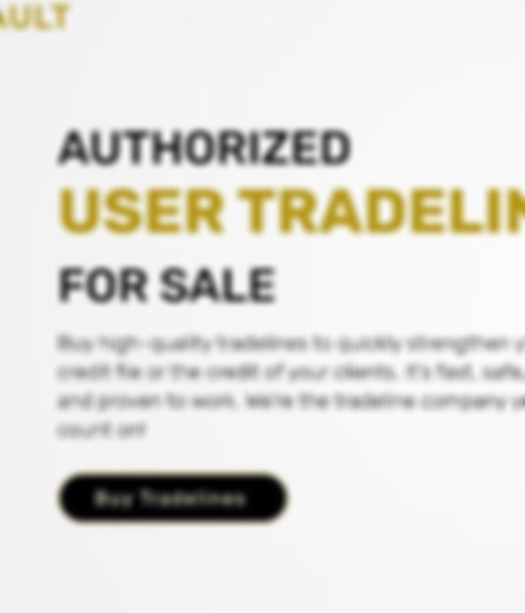 TRADELINE VAULT (TRADELINES / CPN)